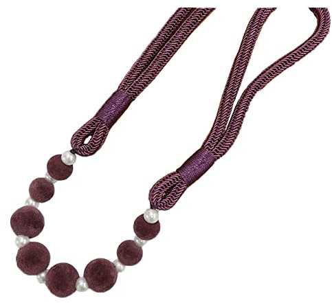 Gardinenbänder 4 Stück Ungelochtes Gardinenband Mit Gardinenschnallenbefestigung Seil Vorhangschnalle Vorhangschnalle Vorhangschnalle Vorhangschnalle, Lila