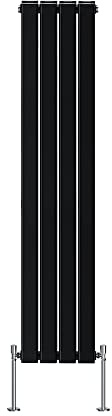 NRG Vertical 1600x272mm Double Flat Panel Radiator Central Heating for Bathroom/Kitchen/Living Room