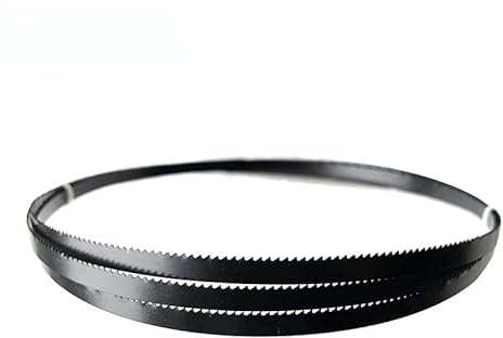 PNAJFUEL Bandsägeblatt, 3-Teiliges Bandsägeblatt,Bogenes Schneiden Von Weichem Metall, Schwarzes Bandsägeblatt, Bandsägenmaschinenzubehör/1400X10X14T