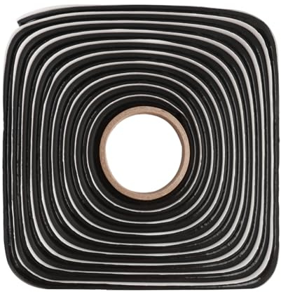Butylschnur Schwarz 8mm x 4m Butylrundschnur Butylband Butyl Klebeband | Wasserdicht Butyl Dichtband mit Verpackungsbox für Auto-LKW-Scheinwerfer Fenster Tür Haushaltsgeräte Windschutzscheibe