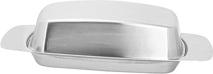 CIYODO Edelstahl Butterdose Mit Deckel Praktische Butter Aufbewahrungsdose Kleine Butterdose Mit Deckel Für Küche Und Zuhause