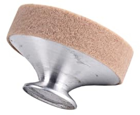 Vaguelly Saxophondämpfer Für Sax Metall Ca103 Beige Silber Ton Verengung Übungszubehör