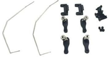 EHxCUF Juego de Barra estabilizadora Mejorada Compatible con Accesorios de Coches RC Modelos 124017 144010 144001 124019 Varillas de Equilibrio