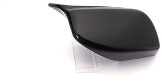 VETJMUA Auto Rückspiegel Kappe Für 5 Series E60 E61 E63 E64 2004–2008 520i 525i 528i 528xi 530i Carbon Look Schwarz Rückspiegel-Abdeckkappen Tür Spiegelkappen(Left Side Black)