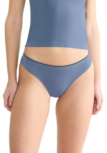 sloggi Women's GO Sense Tanga 2P-kalsonger, Blue Shadow, L (2-pack), Blå skugga, L