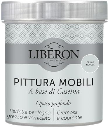 Libéron Pintura Muebles a base de Caseína Gris Nube 0.5 L