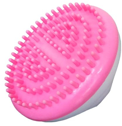 Massagebürste Rosa Anti Cellulite, Körper und Oberschenkel | Tpr und Abs, für Dusche, Stimuliert die Durchblutung, Strafft die Haut, Löst Spannung