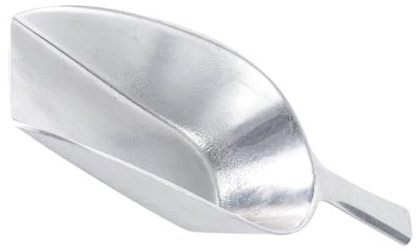 GRIRIW Paletta Per Ghiaccio Alluminio Scavino Multifunzionale Per Cucina Bar e Ristoranti Per Ghiaccio Legumi Noci e Farina Design Ergonomico e Leggero Utile Per Eventi e Feste