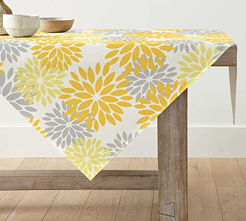 Artoid Mode Fiori gialli dalie autunno biancheria da tavola stagionale cucina tavolo decorazione per interni vacanza festa decorazione 120 x 120 cm
