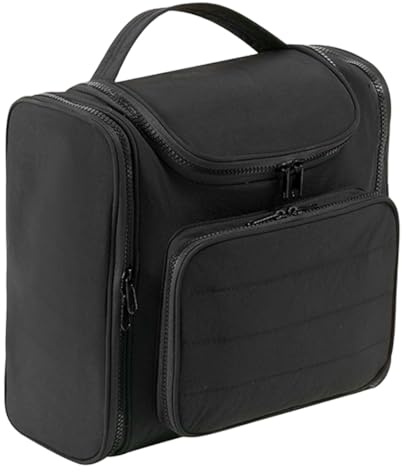 Vmokki Kulturtasche zum Aufhängen Damen Herren Große Waschtasche mit Vielen Fächern Kosmetiktasche Kulturbeutel Wasserdicht (Schwarz)