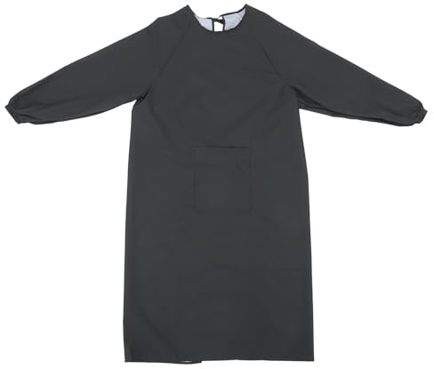 GETAJGHSD Waterproof Kitchen Apron Long Sleeve Cooking Smock Full Coverage Adjustable Back Strap for Men Women Ideal for Baking Dishwashing Bbq and Crafting