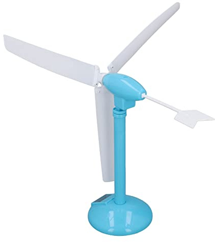 RIZGHWOY Kit D'éolienne, Expérience Scientifique éducative, Kit Générateur de Moulin à Vent pour Enfants de 8 Ans et Plus, Matériau Plastique et Métal