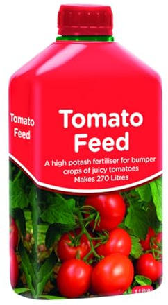 Liquid Tomato Feed, High Potash Tomato Fertiliser for Bigger, Makes Up to 270 Litres, Juicier Tomatoes, Concentrated Plant Food for Greenhouse & Outdoor Growing, 1L