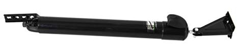 Touch 'n Hold Smooth Door Closer - Single Kit (Black) - Standard-Duty Door Closer with Touch-Button Hold Open Feature & Smooth Closing Motion – for (Medium & Lightweight) Storm, Screen Doors.