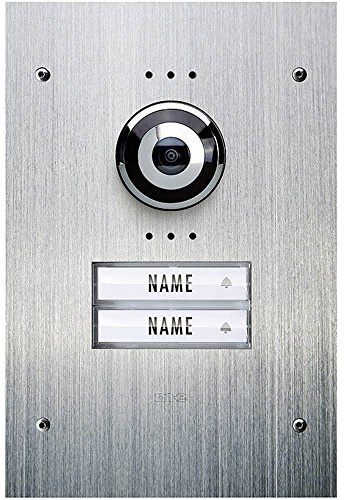 m-e modern-electronics VDV 920 - Videoportero automático con Cable para 2 viviendas Familiares