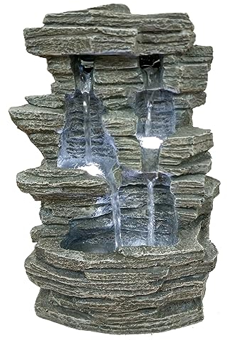 Zen'Light SCFR150 - Fontana Grand Canyon, Pietra, 19 x 16 x 28 cm, Colore: Grigio