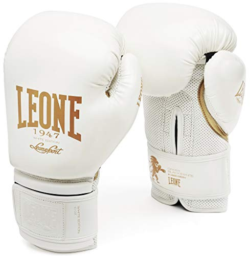 LEONE 1947, White Edition boxningshandskar, Kvinna, Vit, 10M, GN059
