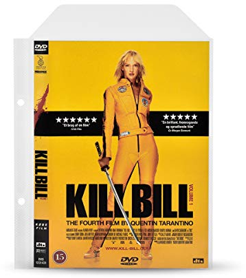 3L DVD Hüllen mit 2 Löcher für Ringbücher zur DVD-Filme Aufbewahrung – 100 Stück - Praktisch für DVD Ordner - mit Platz für DVD Cover - 10282