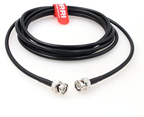 DRRI 6G HD-SDI Video BNC Maschio a BNC Maschio RG223 50 Ohm Cavo coassiale a doppia schermatura (3M)