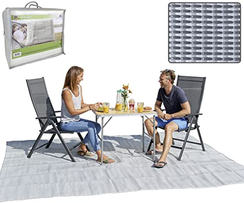 Happy People Zelt-Teppich hellgrau/grau 250 x 400cm