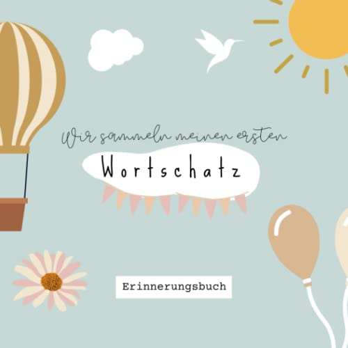 Nālā daily | Erinnerungsbuch Wir sammeln mein ersten Wortschatz: Wortschatzsammler für die Babies