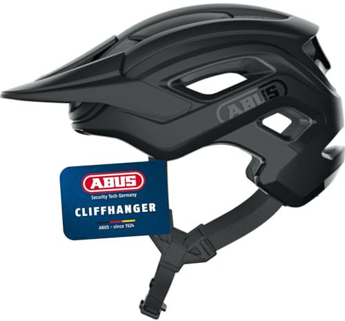 ABUS MTB-Helm Cliffhanger - Fahrradhelm für anspruchsvolle Trails - mit großen Lüftungsöffnungen & TriVider Riemensystem - für Damen und Herren