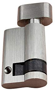 TGRTY Door Lock Cylinder with Key European Standard 45mm Door Lock Half Cylinder Push Single Open with Knob Lock for Bathroom Door Lock Kit (Color : 45mm, Size : 45mm)