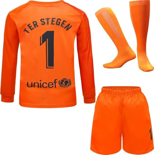 NIHMEX TER Stegen Kinder Torwart Trikot Fußball #1, Neu Saison, Shorts Socken Torwarttrikot