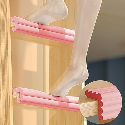 Bunk Bed Ladder Pads, Portable Foam Ladder Pads Anti Slip Self-Adhesive Bunk Bed Ladder Cover Bunk Bed Ladder Pads Cushion for Stair Steps Foot Comfort