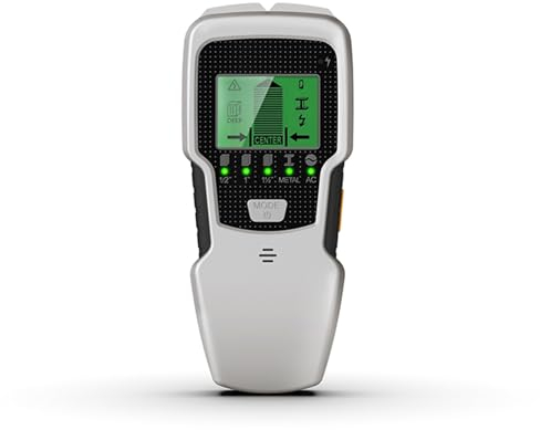 Shkalacar 5-in-1 Digitales Ortungsgerät, Bolzensucher Wandscanner mit HD-LCD-Display, Warnfunktion, Elektronischer Wand Scanner Detektor zur Erkennung von Holz- und Metalldrähten