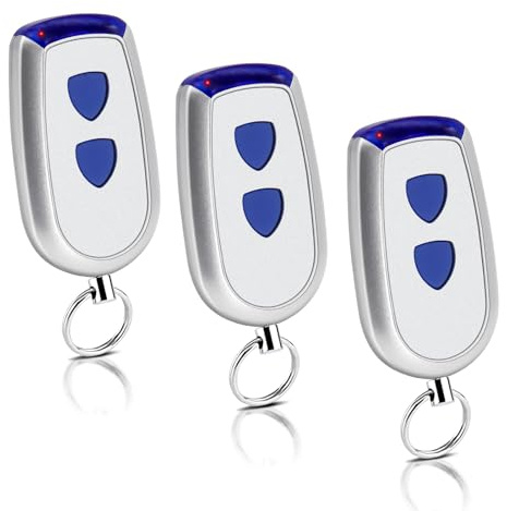 Lot de 3 Telecommande Porte de Garage, 433,92 MHz Telecommande Portail Compatible avec Normstahl EA433 2KS, EA 433 4KS, EA 433 2KM Micro, RCU 433-2, RCU 433-4, T433-4, N00280