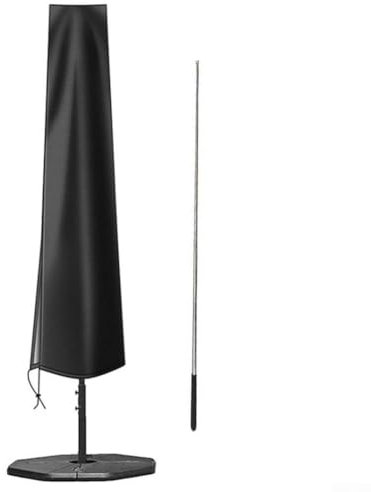 HpLive Sonnenschirmbezug 190x30x50cm, Wasserdicht 210D Oxford Stoff Sonnenschirm Abdeckung mit Teleskopstange für Gartenschirm Outdoor Terrasse