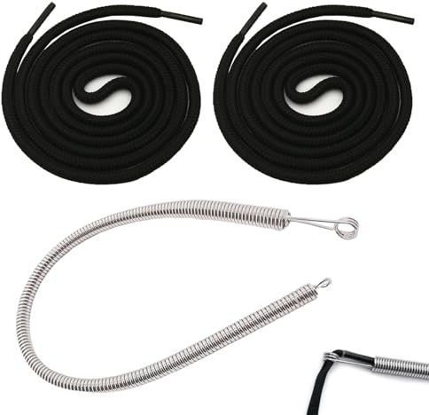 Batheidon Cordón para pantalones de chándal, cordón para sudaderas con capucha. Cordón de 160 cm con extremos de metal y cordón para pantalones de chándal, sudaderas y bañadores, color negro (2