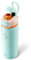 BUZIO Insulated Stainless Steel Water Bottle 1L with Flex Cap, Leakproof, Carry Loop, BPA-Free, Wide Mouth for Sports, Travel, Work, Mint Green