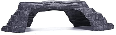 POPETPOP Schildkröten-kletterplattform Zum Sonnenbaden Simulationssteinbrücke Für Reptilien Wasserdichtes Pp-Material Rampendesign Für Kletteraktivität Ausreichender Zum Als Versteck