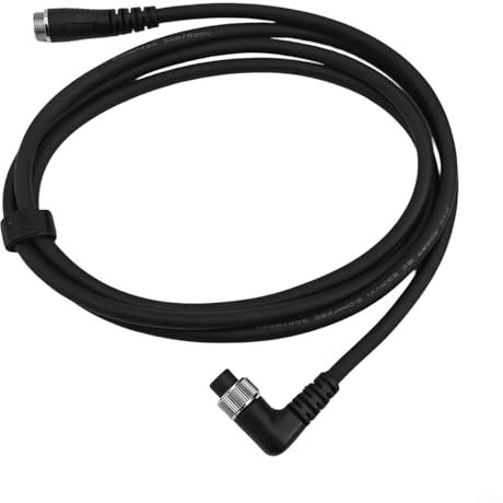 CWOQOCW Electric Fishing Reel Battery Cable, Copper Core PVC Insulation Black Silver 0.45cm to 2m Options(2m)