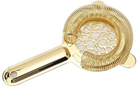 Hawthorne Passoire à Cocktail en Acier Inoxydable pour les Boissons Parfaitement Filtrées - Idéal pour les Barreaux de Bar et Professionnels (SILVER) (Or rose) (GOLD)