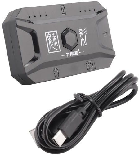 CAIONPLE Plug-and-play, gamepad mobilkontroll, speltangentbord, musomvandlare, Bluetooth 5.0 för Android-adapter