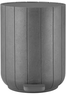 blomus Treteimer -KUA- 3 Liter | Mülleimer aus Polyresin 50% recycelt | Soft-Close | herausnehmbarer Inneneimer | Designer Anton Björsing (Magnet)