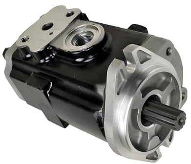 Texxparts Pompa a ingranaggi idraulica 37B-1KA-5040 37B1KA5040 compatibile con il motore K25 del carrello elevatore FG20-25/-16 FG30-16 di KOMATSU