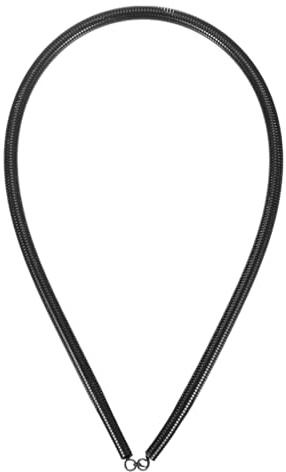 sourcing map Curvatubi a molla in PVC, diametro esterno 13 mm, lunghezza 1000 mm, molla piegatubi per tubi in idropotenza domestica, nero