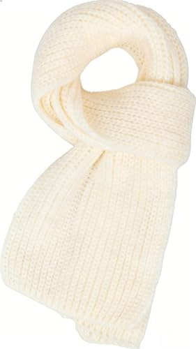 INOGIH Kids Winter Soft Warmer Knit Scarf Fashion Solid Color Toddler Baby Scarves Neck Warmer for Boys Girls