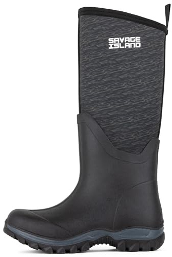 Savage Island Tall Ladies 5mm Neoprene Lined Wellington Boots Outdoor Women's Insulated Womens Wellies