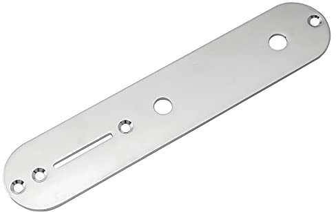 Musiclily Basic 32mm TL Gitarren Kontrollplatte Control Plate Chrom | für Squier Tele E-Gitarre