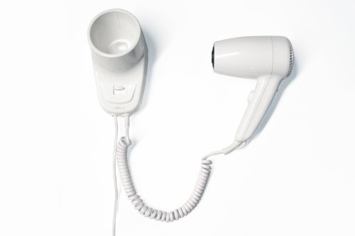 lavacur® hotelfön con pared – Hotel secador – Secador, seguridad interrruptor Push Hotel secador de 8008e