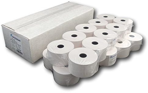 EPOSGEAR® (5 Rolls) 44mm x 80mm 44x80 Single Ply Non-Thermal Paper Till Cash Register Machine Receipt Printer Rolls