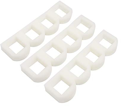 LTWHOME Ersatz Filterschwamm Passend für Drinkwell Keramik- & Edelstahl-Trinkbrunnen 360, hält Trinkwasser sauber (12 Stück)