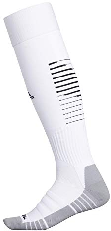 adidas Team Speed Ii Soccer OTC Socken, Unisex-Erwachsene Herren, Team Speed Ii Soccer Otc Sock, White/Black/Light Onix, 13C-4Y