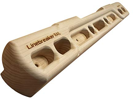 target10a Linebreaker Rail – Platzsparendes Fingerboard für Kletterer | Kompaktes Griffbrett mit App für gezieltes Klettertraining
