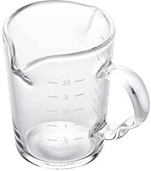 Sauce boat Gravy Boats Serveware Dining Gravy Boat Two-mouth Gravy Boat the Handle Adopts Heat-resistant Glass Mini Milk Cup and Graduation Measuring Cup Coffee Pot Coffee Utensils Easy Pour Gravy Sau